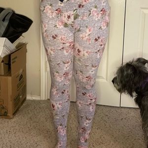 Floral leggings